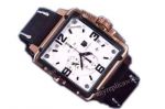 New 2016 Tag Heuer Carrera Rose Gold White Chronograph Square watch